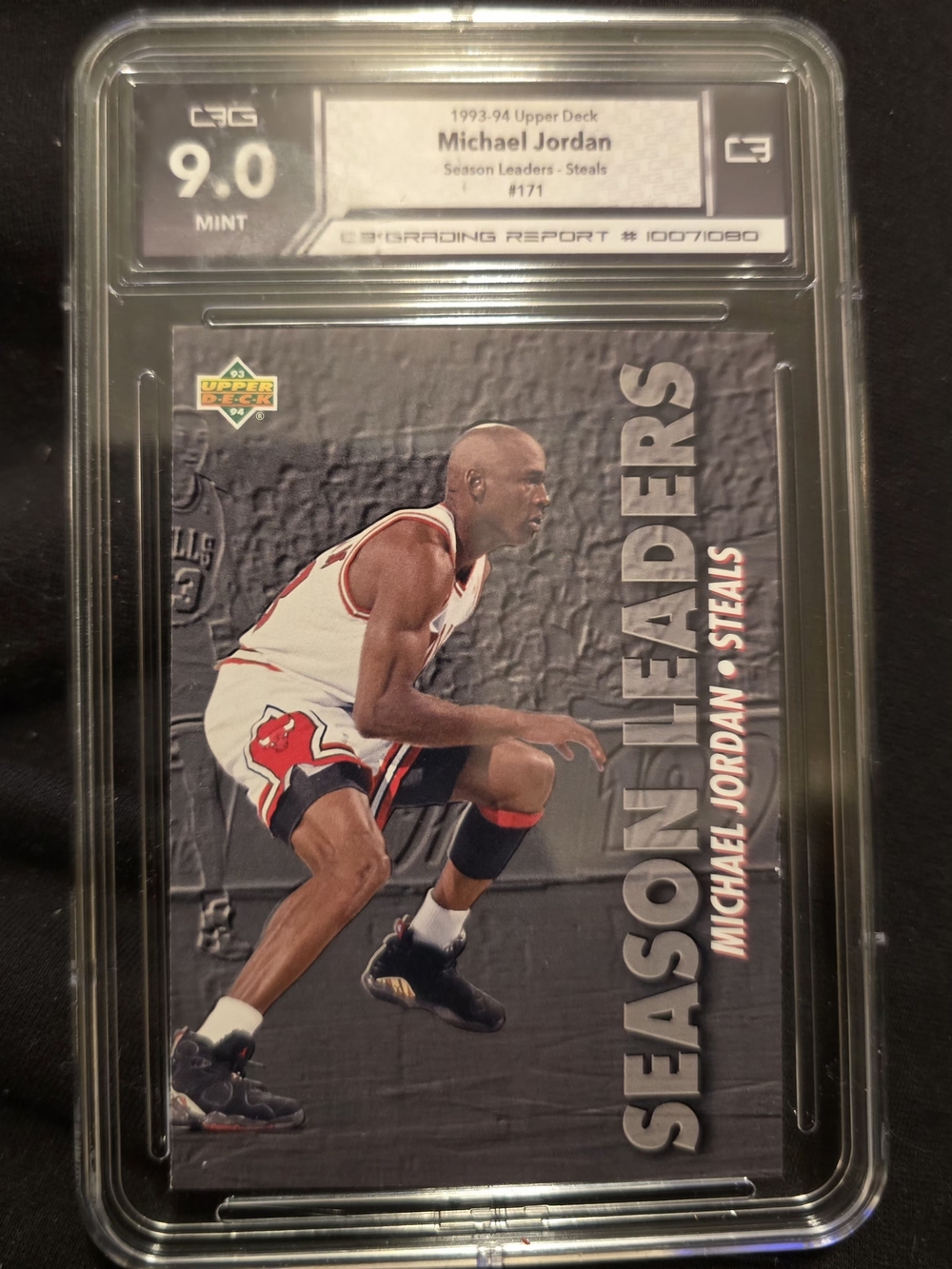 GEM MINT 9 MICHAEL JORDAN SEASON LEADERS